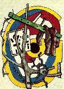 Fernand Leger komposition med gren oil painting picture wholesale